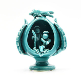 Pumo pine cone green nativity scene Locorotondo