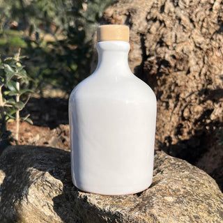 Bottiglia in ceramica bianco