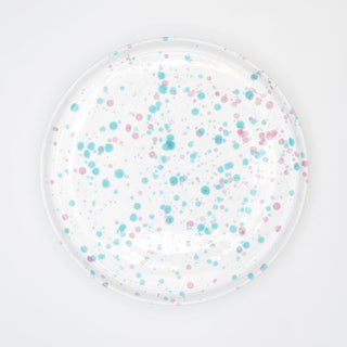 Flat plate Masseria green Locorotondo and fuchsia