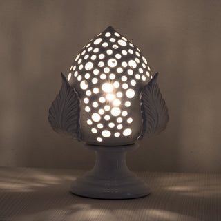 Lampada Pumo 27cm con foglie