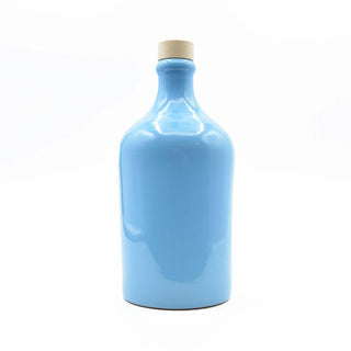 Bottiglia in ceramica turchese