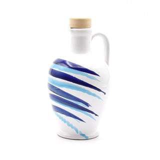 AC design blue oil bottle