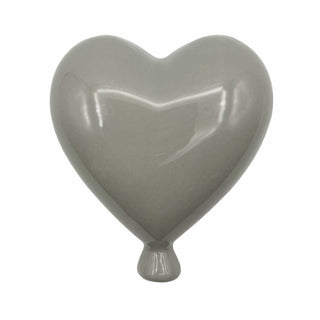 Grey heart balloon