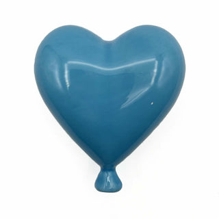 Turquoise heart balloon