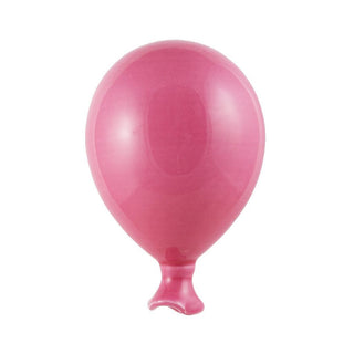 Fuchsia ceramic balloon
