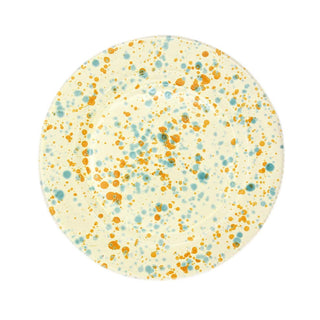 Puglia Design Green and Orange Flat Plate