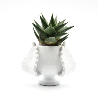 White Ostuni plant holder Pumo
