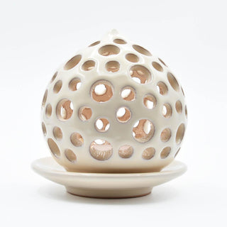 Pumo ivory candle holder