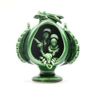 Pumo pine cone green nativity scene Matera