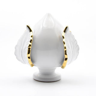 White Pumo Ostuni gold leaf edge