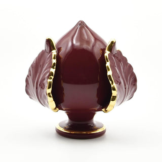 Pumo Red antique gold leaf edge