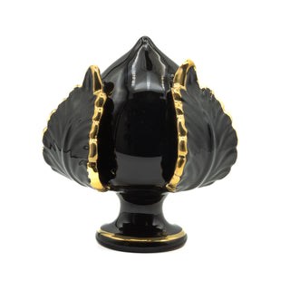 Black Pumo gold leaf edge