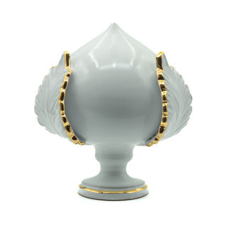 White Pumo Ostuni gold leaf edge