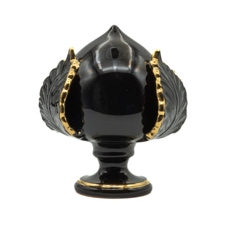 Black Pumo gold leaf edge