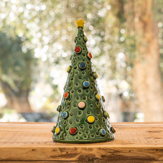 Alberello di Natale in ceramica 15cm