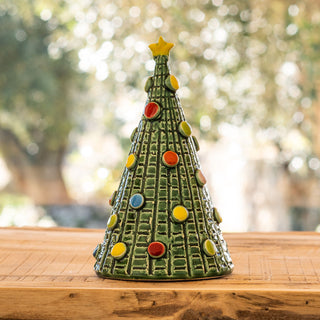 Alberello di Natale in ceramica 15cm