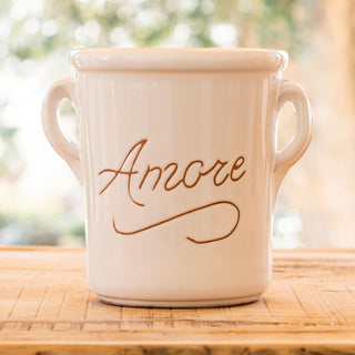 Capasa in ceramica "Amore"