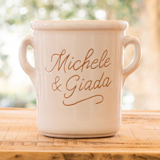 Capasa in ceramica personalizzata