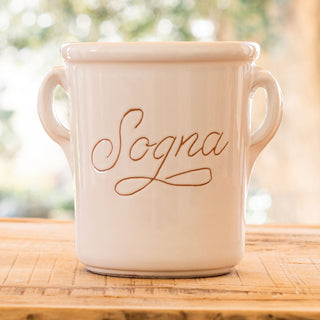 Capasa in ceramica "Sogna"