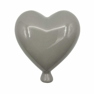 Palloncino cuore grigio