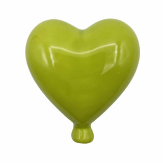 Palloncino cuore verde acido