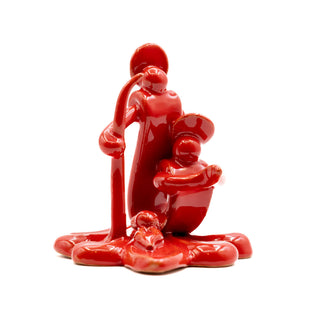 Presepe in ceramica Rosso