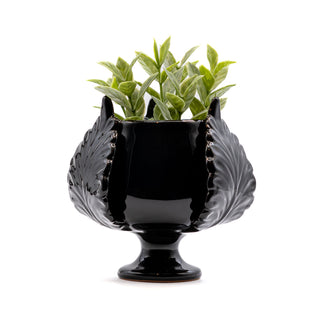 Pumo porta pianta nero