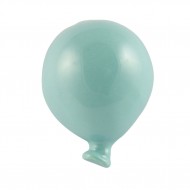 Palloncino Celeste H. 10 cm in Ceramica